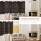 Costway 6-Panel Room Divider 6Ft Weave Fiber Folding Privacy Screen Brown\Black